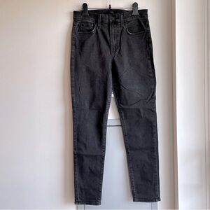 JOE’S The Charlie High Rise Skinny Black Ankle Jeans